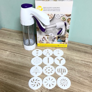Bộ ống bơm bánh cookie 12 kiểu Wilton