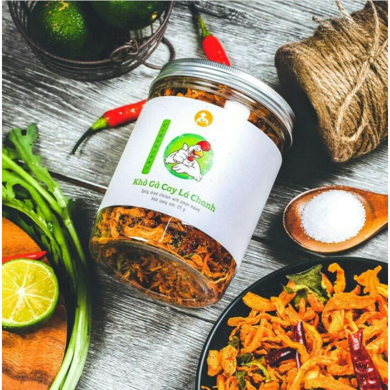 Khô gà cay lá chanh Langfarm 125g | BigBuy360 - bigbuy360.vn