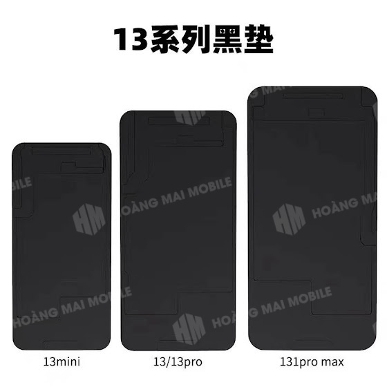 Cao su kê vệ sinh keo màn iPX đến 13 Pro Max