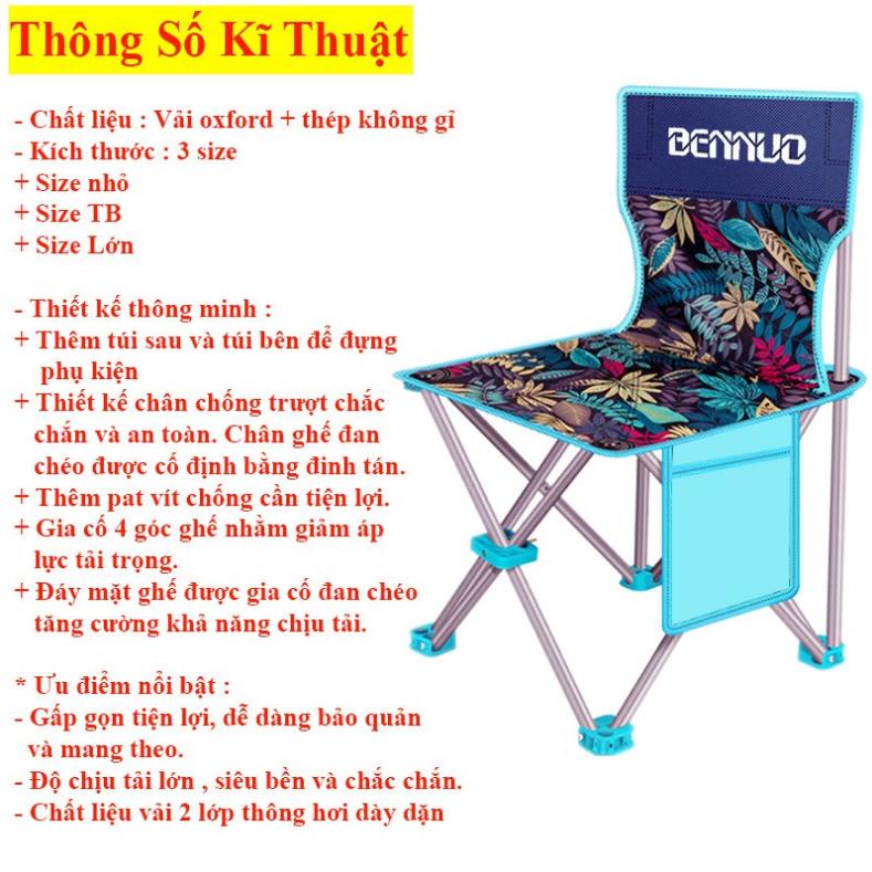 Ghế Xếp, Ghế Câu Cá Hạ Bích gấp gọn mini bỏ túi dễ dàng mang đi du lịch , dã ngoại KK-7 | BigBuy360 - bigbuy360.vn