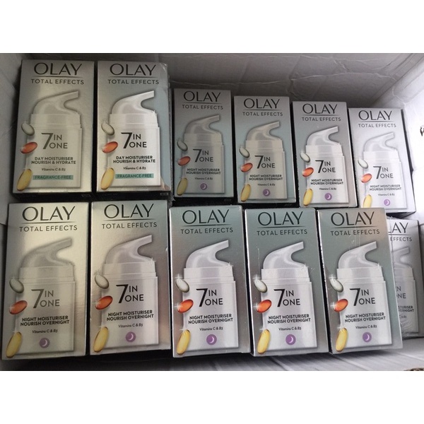 [HÀNG UK] Kem dưỡng da chống lão hóa Olay Total Effects 7in1 ngày và đêm 50ml