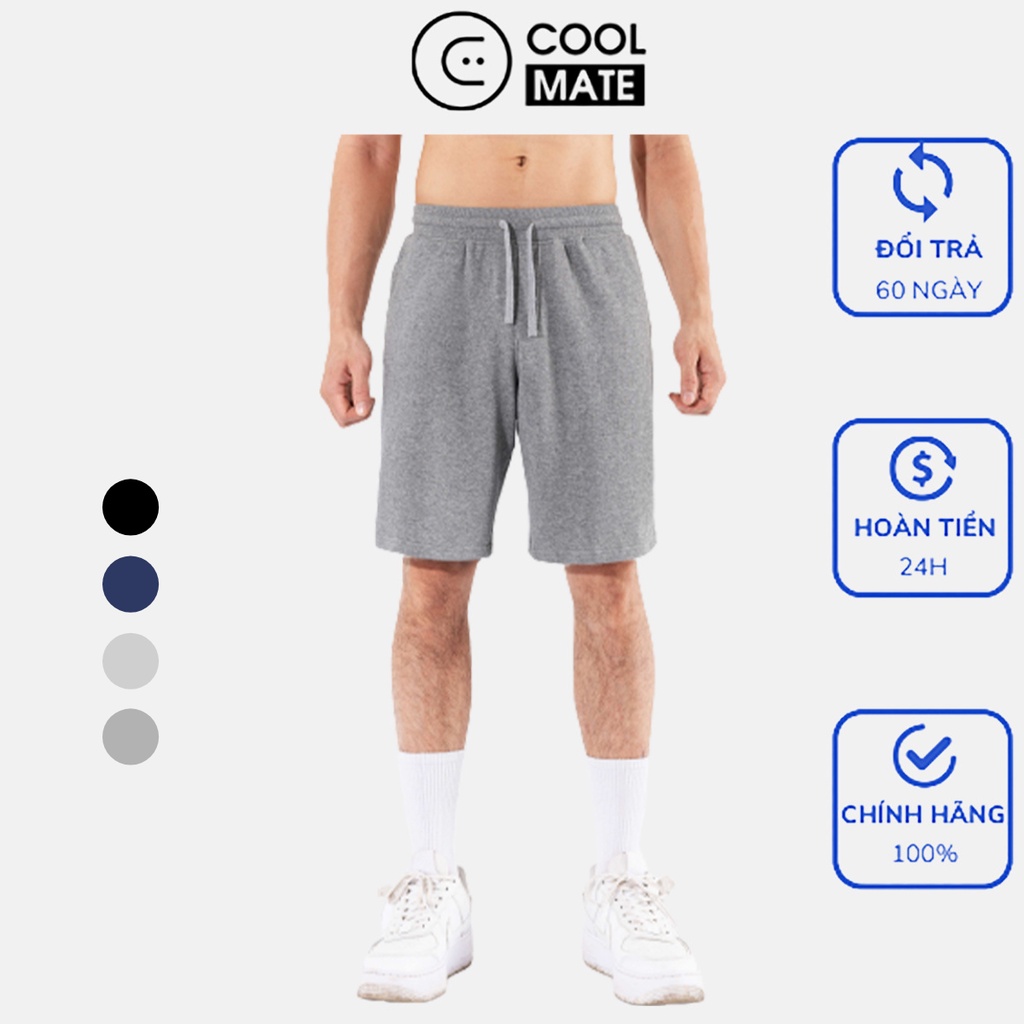 OUTLET - Quần Short nam Comfy365 Cotton ngày dài thoáng mát thương hiệu Coolmate