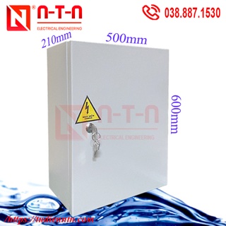 Vỏ tủ điện w500xh600xd210,tole dày 1 ly-sơn tĩnh điện