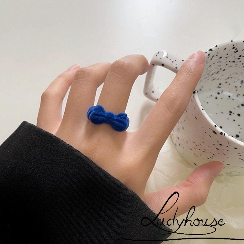 Nhẫn hở hình nơ dễ thương có thể điều chỉnh kích thước cho nữ