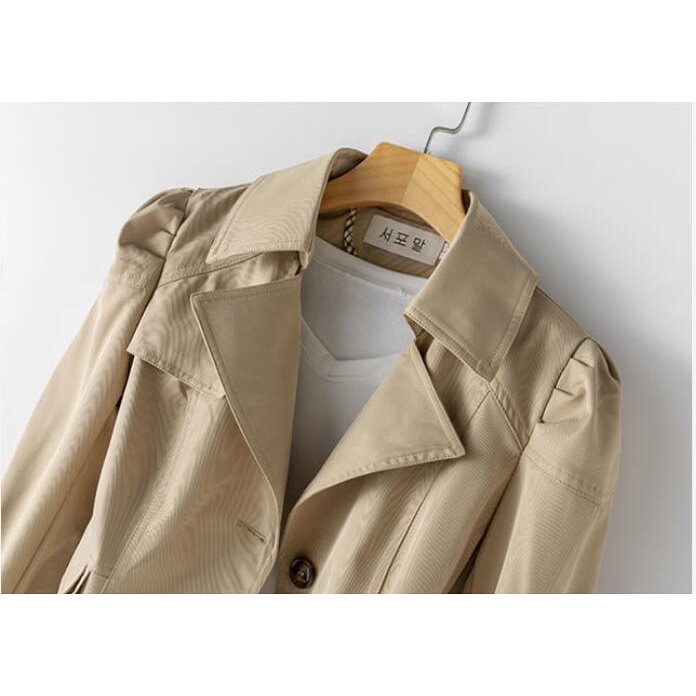 Áo Khoác Dáng Dài Phong Cách Hàn Quốc Mới Mẻ Thời Trang Dành Cho Nữ