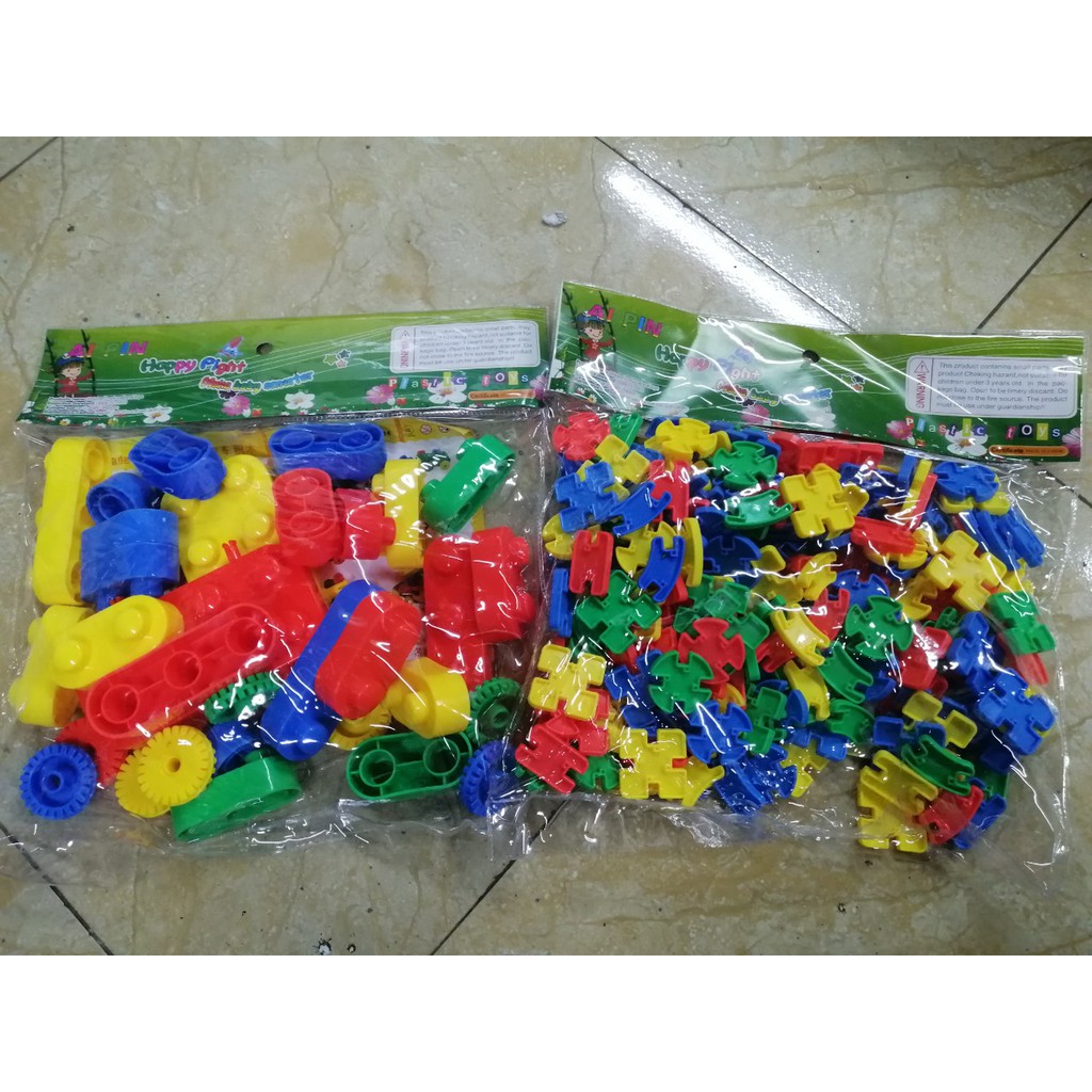 TÚI XẾP HÌNH LẮP GHÉP HÌNH TƯ DUY SÁNG TẠO THEO MẪU