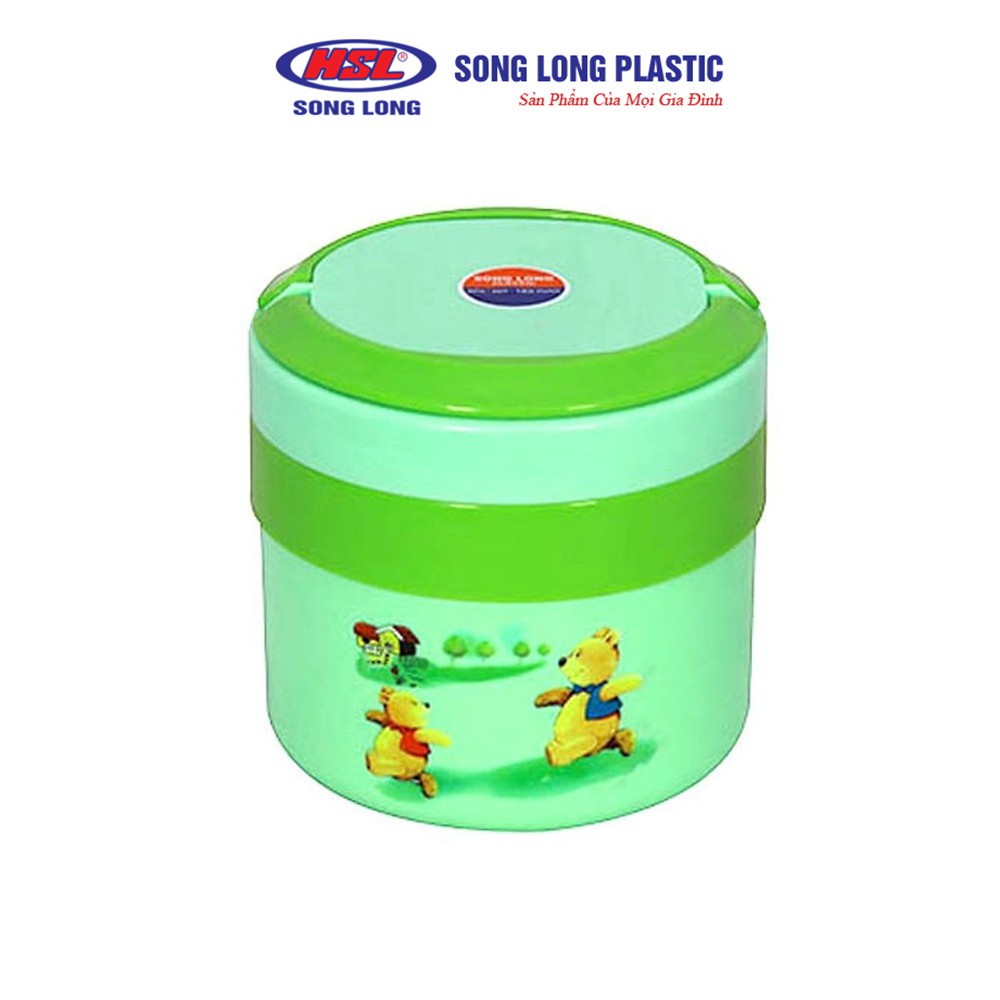 Cặp lồng giữ nhiệt, cặp lồng đựng thức ăn, hộp đựng thực phẩm nhựa song long 2759