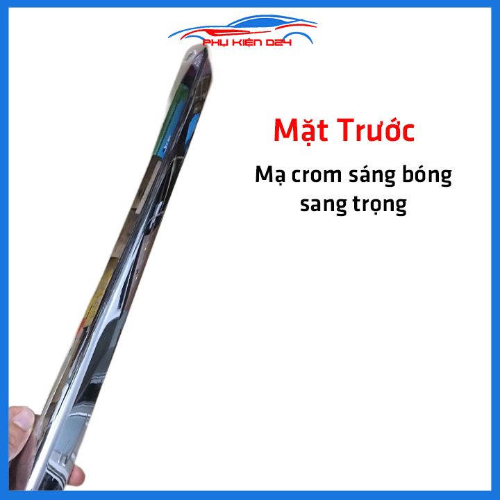 Ốp cản trước Vios 2014-2015-2016-2017 mạ crom trang trí chống trầy bảo vệ xe