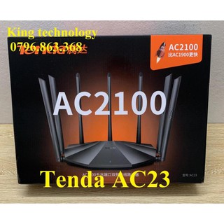 Phát Wifi Tenda AC23 Băng Thông Ac2100 7 Râu 6dBi Cân Bằng Mạng Thông Minh