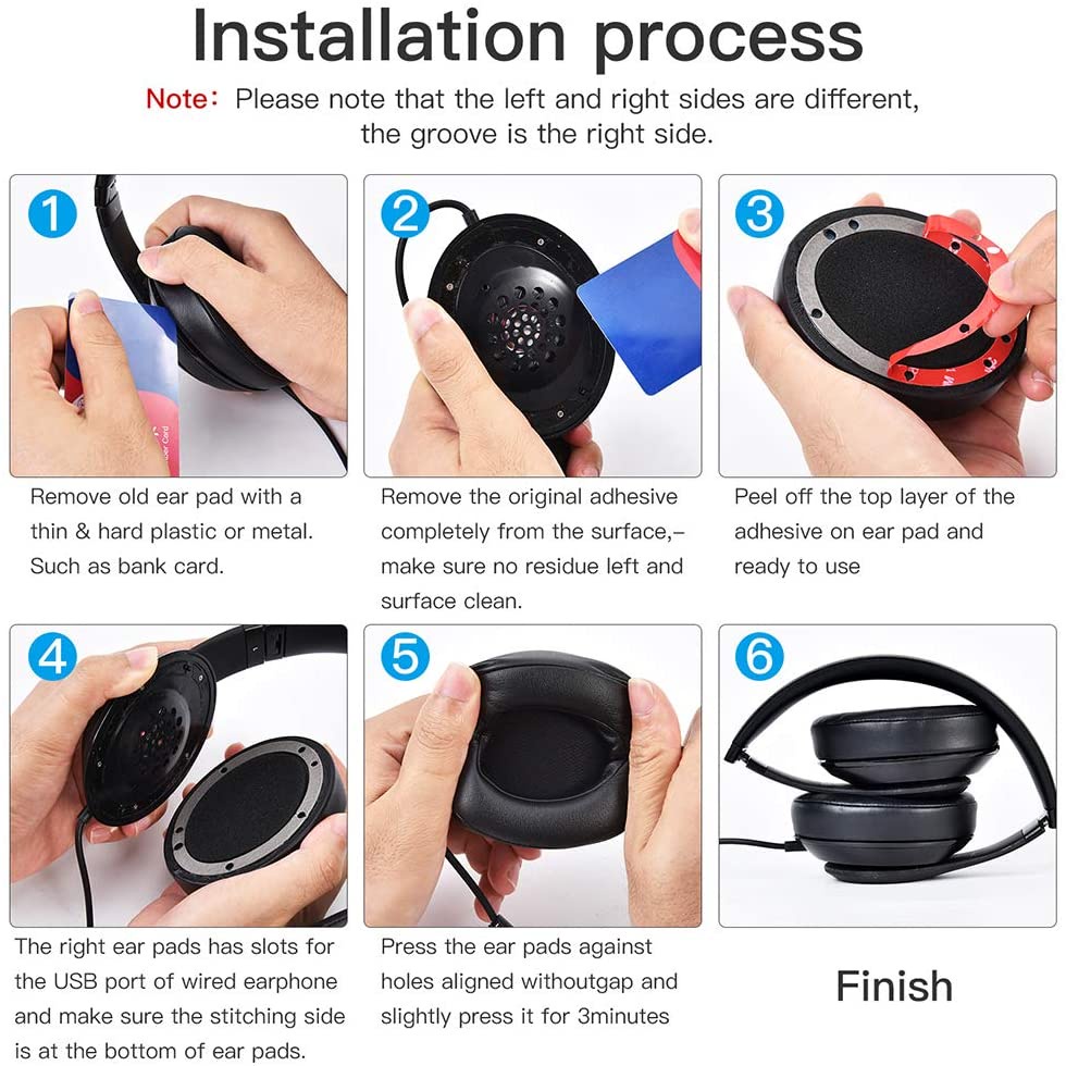 Cặp Mút Đệm Tai Nghe Thay Thế Cho Beats Studio3 Studio 2 (B0500 / B0501)