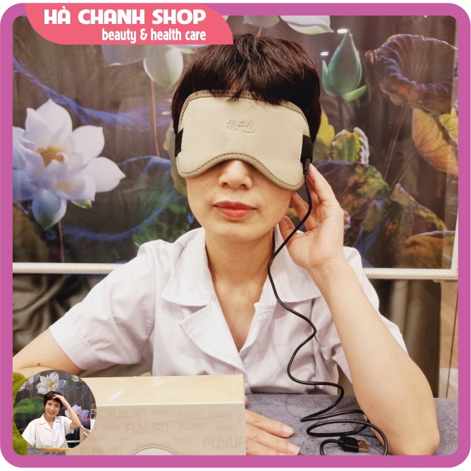Đai Chườm Ấm Mắt Làm Nóng Bằng Điện Cao Cấp Fuyuan FY-DY10 Ủ Mắt Thư Giãn Mắt Giảm Mệt Mỏi Quầng Thâm Vết Chân Chim