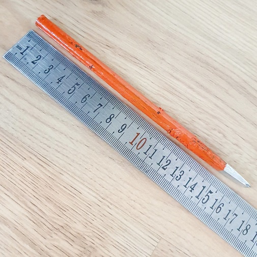 Đục Sắt Đầu Dẹp Loại Nhỏ Trọng Lượng 75g Kích Thước 8x170mm Đúc Liền Khối Cứng Cáp Tăng Hiệu Qủa Đục Đẽo