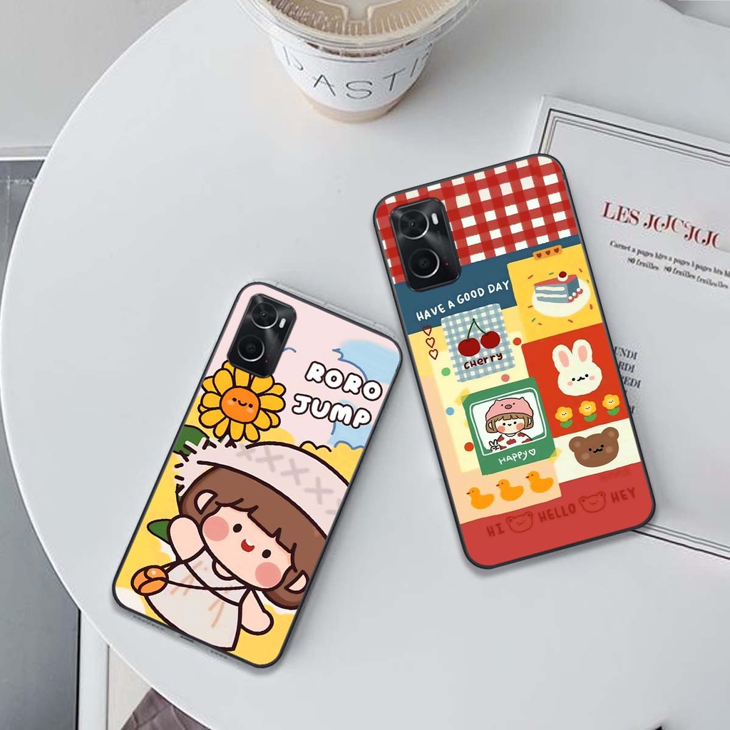 Ốp lưng Oppo A76 / A36 HÀNG LOẠI 1 . Vỏ điện thoại Oppo in hình RoRo Jump đáng yêu