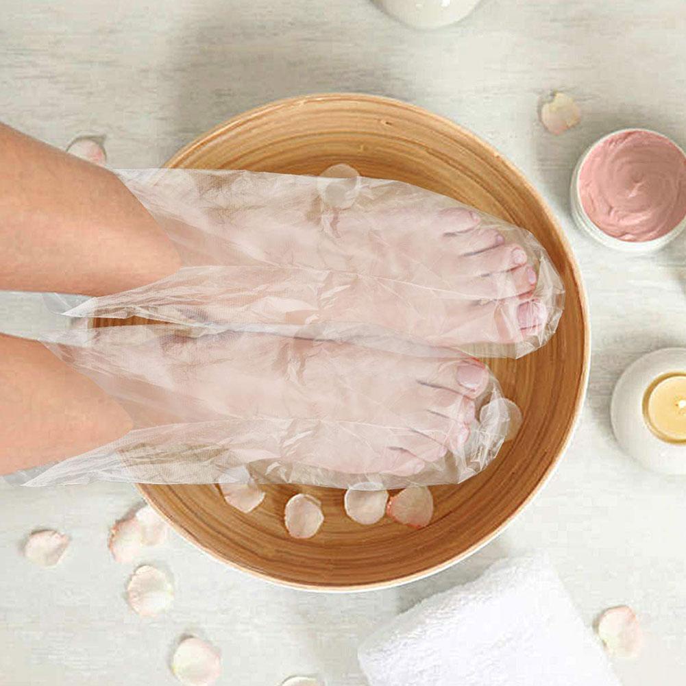 Túi bọc giày bằng nhựa trong suốt dùng một lần cho SPA Paraffin T6Y9