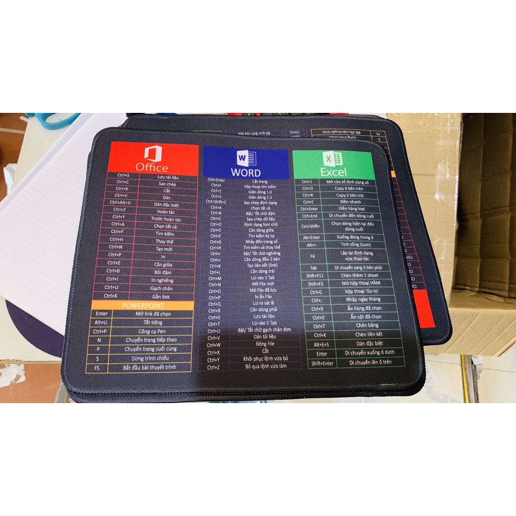 Pad chuột phím tắt 30 x 25