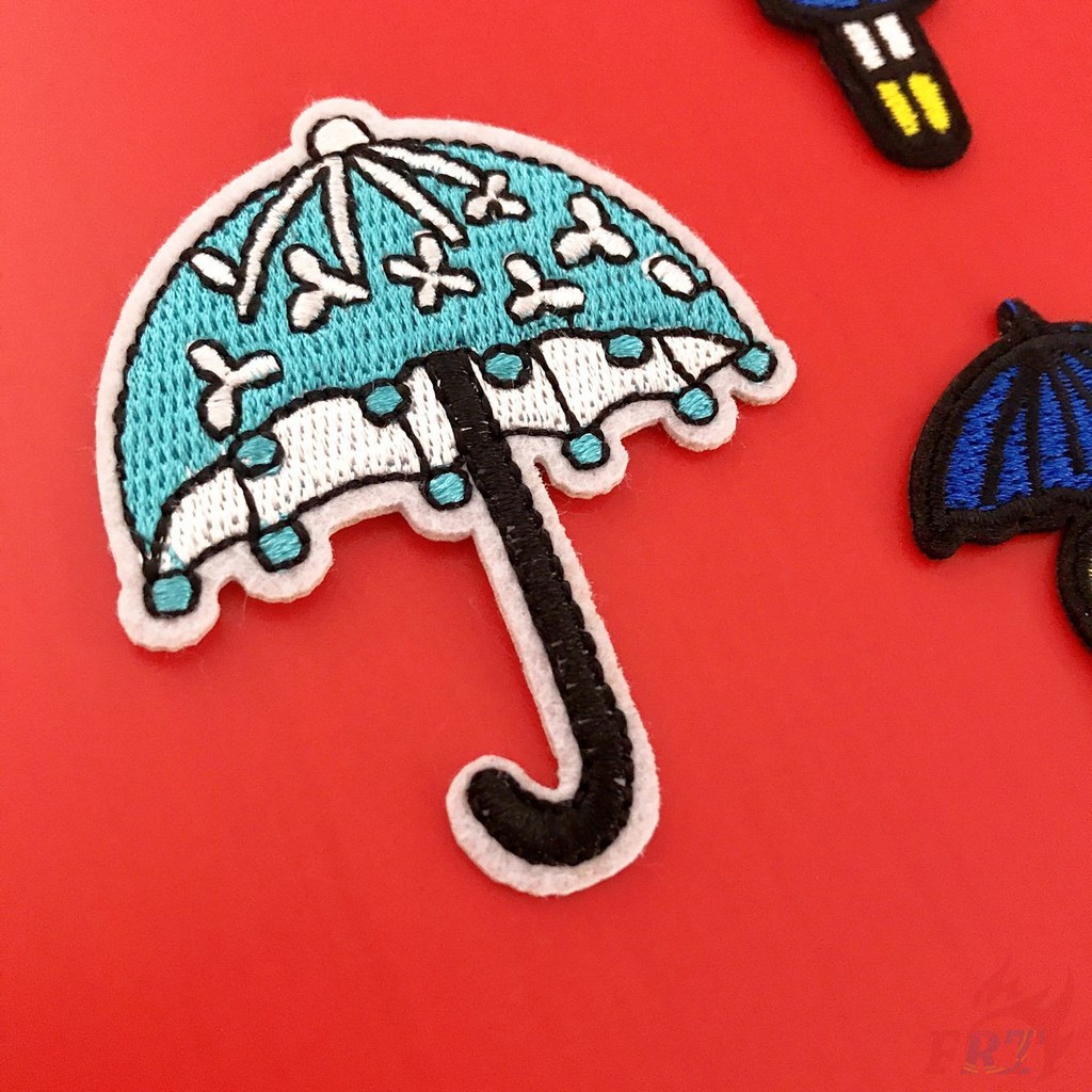 &gt; Ready Stock &lt; ☸ Umbrella Patch ☸ 1Pc Umbrella Diy Sew On Iron On Patch