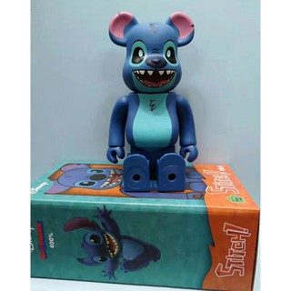 Mô hình Bearbrick A Bathing Ape và Stich 28 cm (400%)