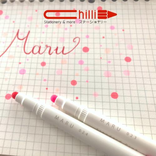 Bút đánh dấu chấm tròn Maru COLOR DOT PEN marker liner nội địa Nhật CHILLI