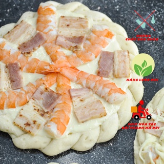 Pizza Tôm Phô Mai Mozzarella Sợi