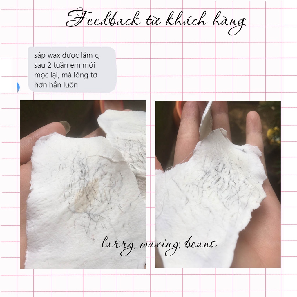 Sáp dừa wax lông nách, tay, chân, bikini, ria mép Wax Beans Cao Cấp Coconut 100g