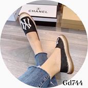 [Clip tự quay + ảnh thật] Giầy SLIPON cói NY trần chỉ trắng | BigBuy360 - bigbuy360.vn