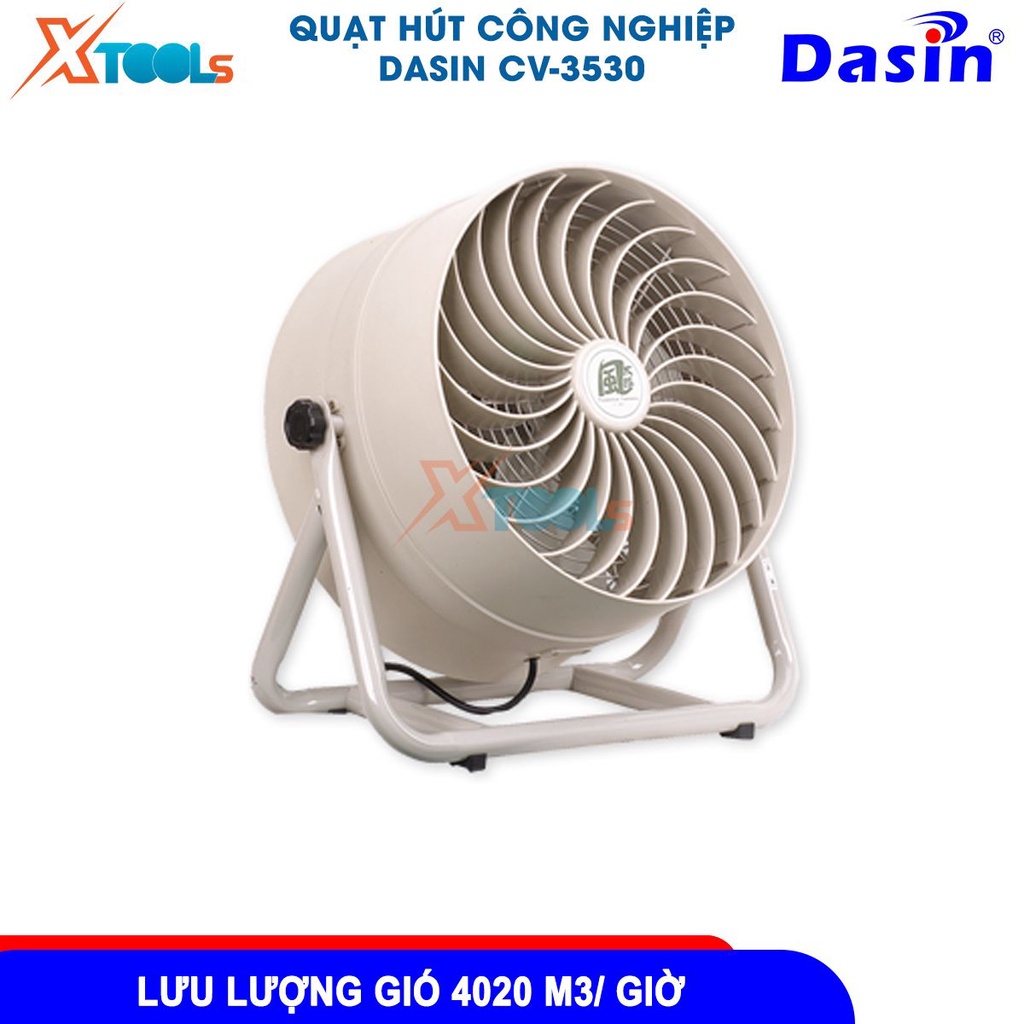 Quạt hút công nghiệp Dasin CV-3530 lưu lượng gió 67 m3/phút công suất 48W thải không khí ẩm mốc [CHÍNH HÃNG][XTOOLS]