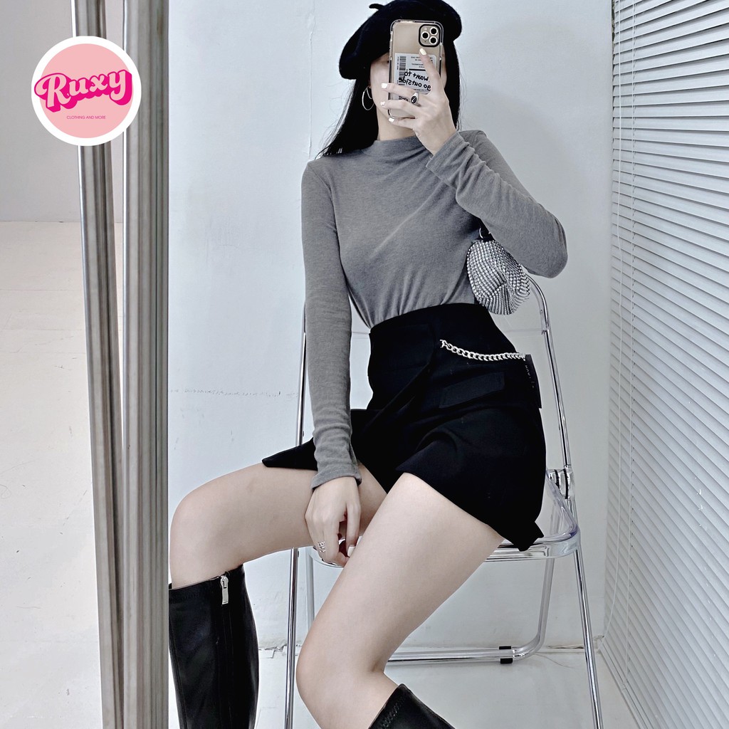 Quần Váy Nữ Ruxy Đai Xích 2 Màu