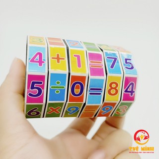 ( DEAL 1K ) (thitun15) Rubic Toán Học Tuệ Minh Đồ Chơi Cho Bé Học Toán Làm Quen Chữ Số Và Phép Tính