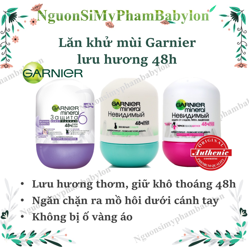 Lăn khử mùi Garnier