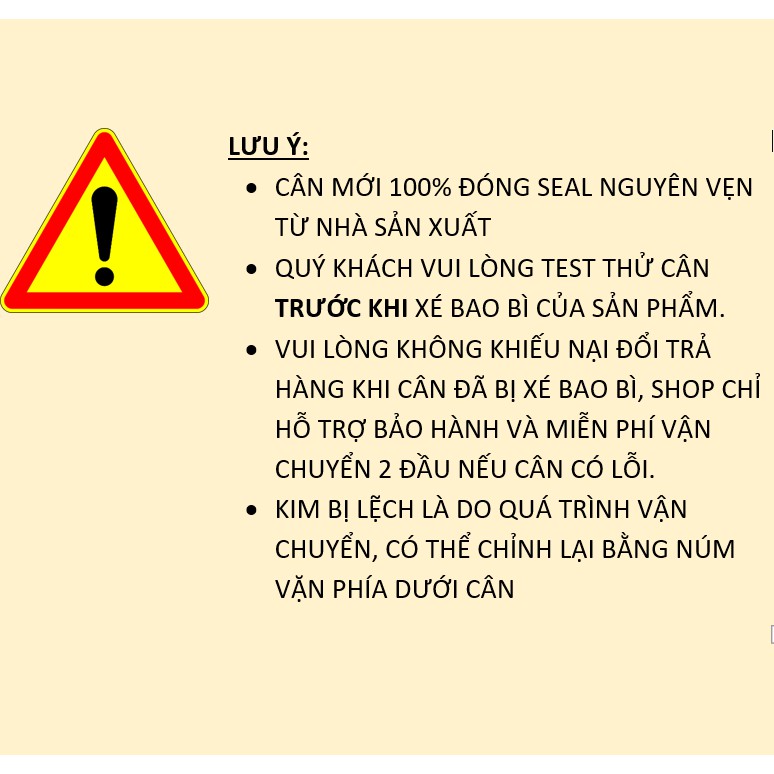 ✅ Cân Sức Khoẻ Cơ Học: Nhơn Hòa NHHS120K5 (120 Kg) (Màu Ngẫu Nhiên) VT0510