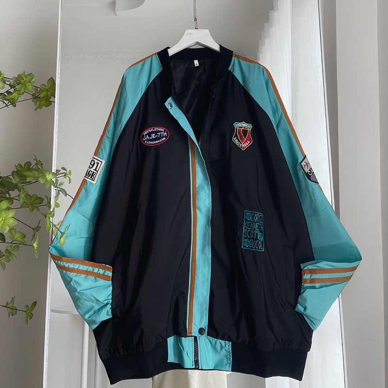 Áo Khoác dù 2 lớp nhiều mẫu form rộng unisex nam nữ