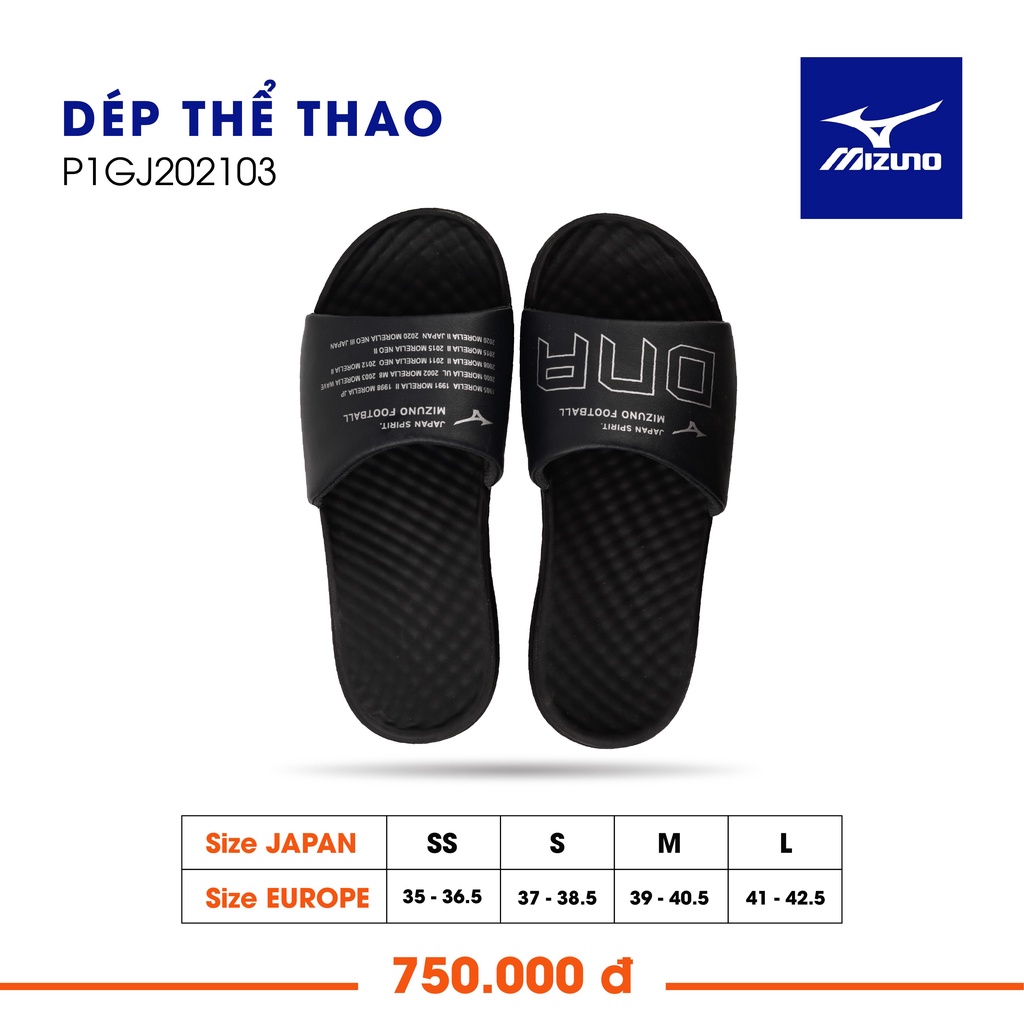 [Mã BMLTA35 giảm đến 35K đơn 99K] Dép Thể Thao MIZUNO Màu Đen
