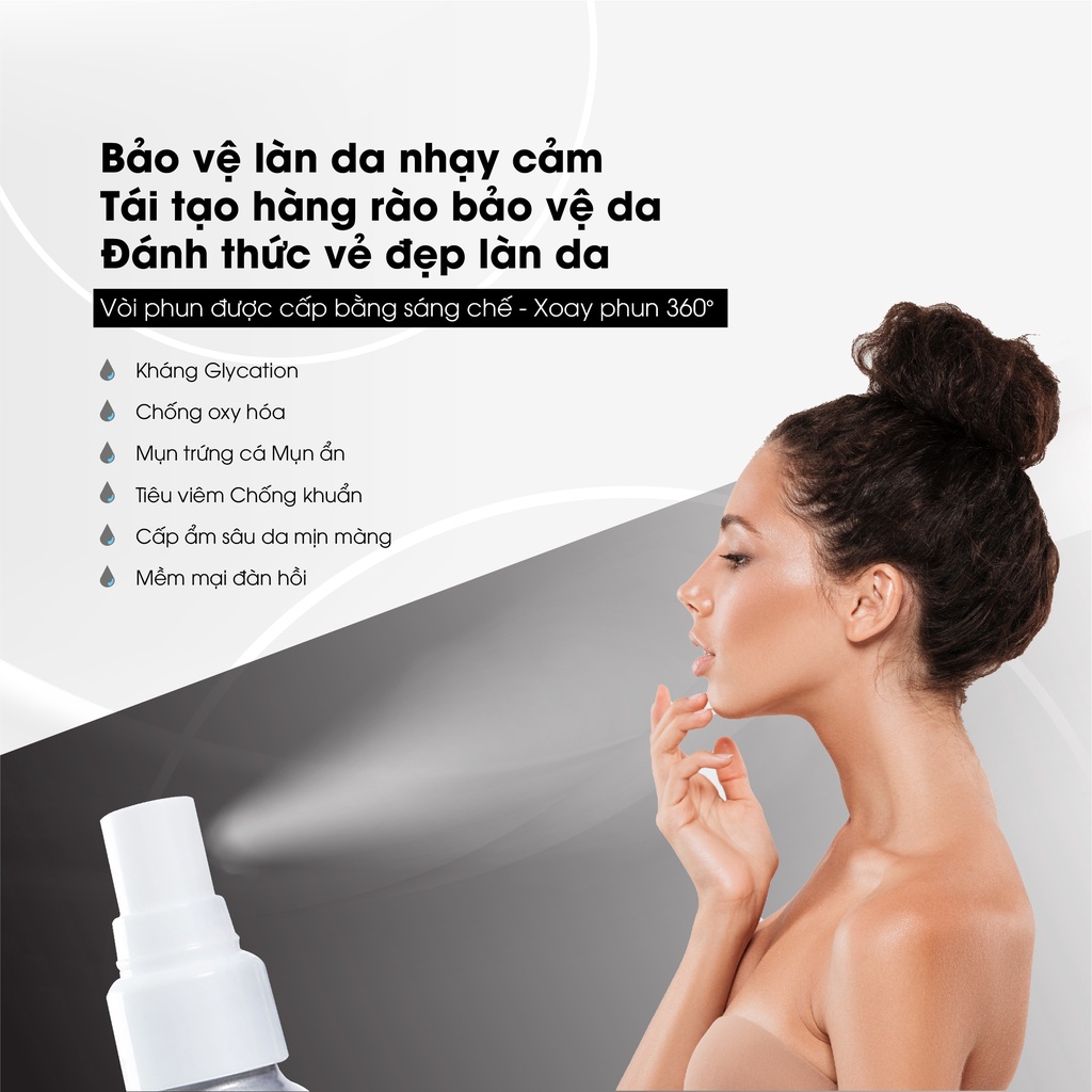 Xịt siêu cấp ẩm chống lão hoá Peauhonnête Mist Spray 100ml  - Nhật Bản