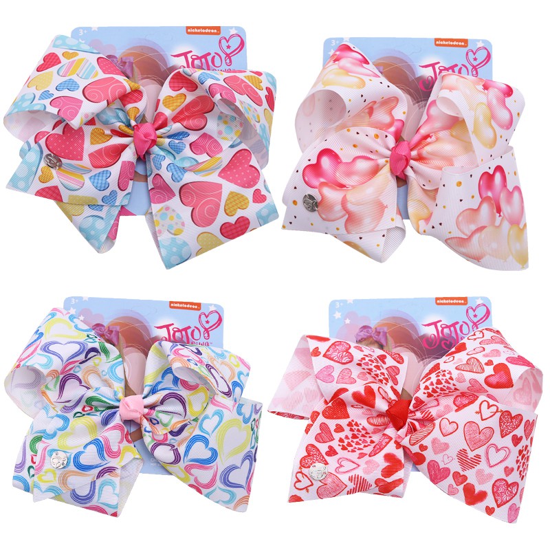 8 "Jojo Siwa cho bé Kẹp tóc kỳ lân lớn