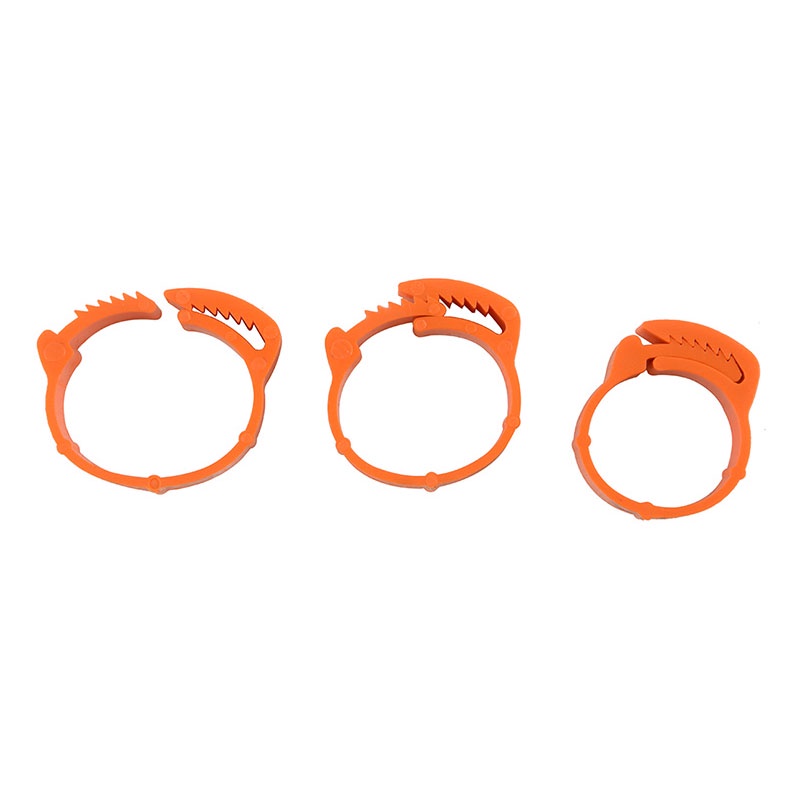 Set 100 Vòng Đeo Chân Gà Đường Kính Trong 2mm Đến 2.4cm Có Thể Thu Gọn Với 4 Màu