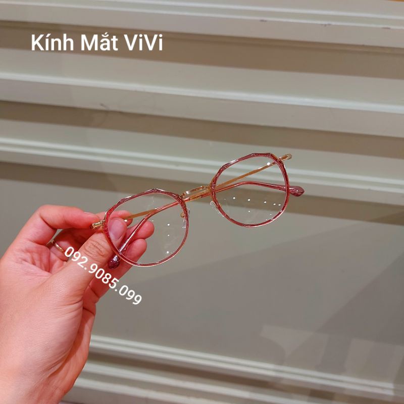 Gọng Kính Cận Kim Loại Nam Nữ Of8854 - Kính thời trang 0 độ hàn quốc + nhận cắt cận viễn loạn | BigBuy360 - bigbuy360.vn