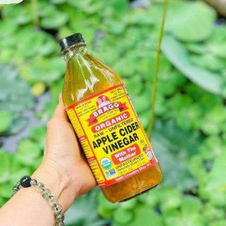 Giấm Táo Hữu Cơ Chính Hãng Bragg 473ml