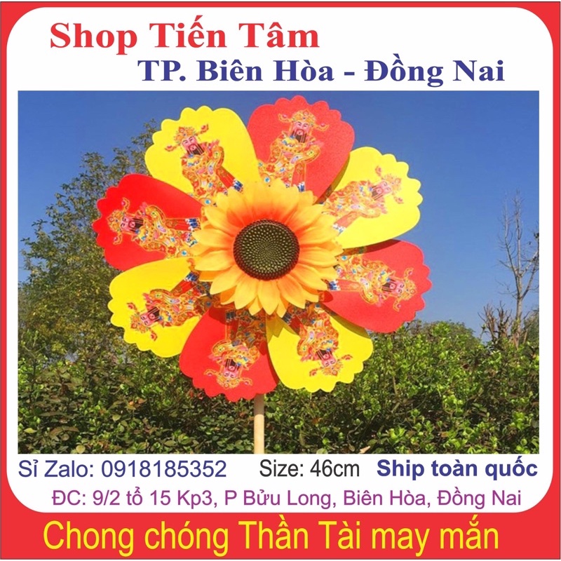 Chong chóng Thần Tài may mắn,  đem lại may mắn cho người bán hàng.