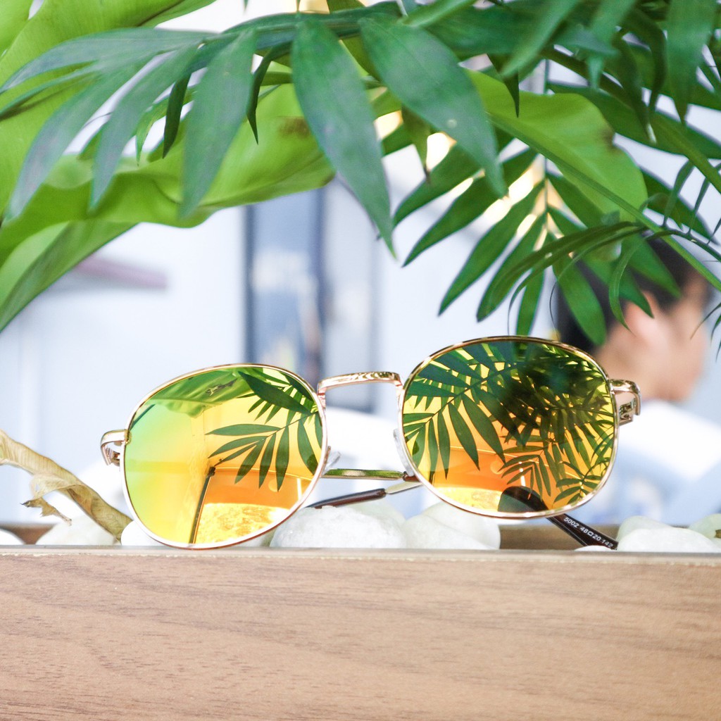 Kính Râm Nữ Nam Thời Trang Tròn Tráng Gương | BigBuy360 - bigbuy360.vn