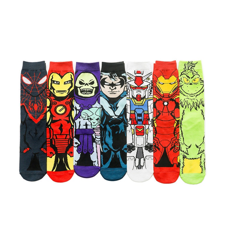 Vớ Cổ Cao In Hình Người Nhện Marvel Thời Trang Năm 2021 Cho Nam Nữ