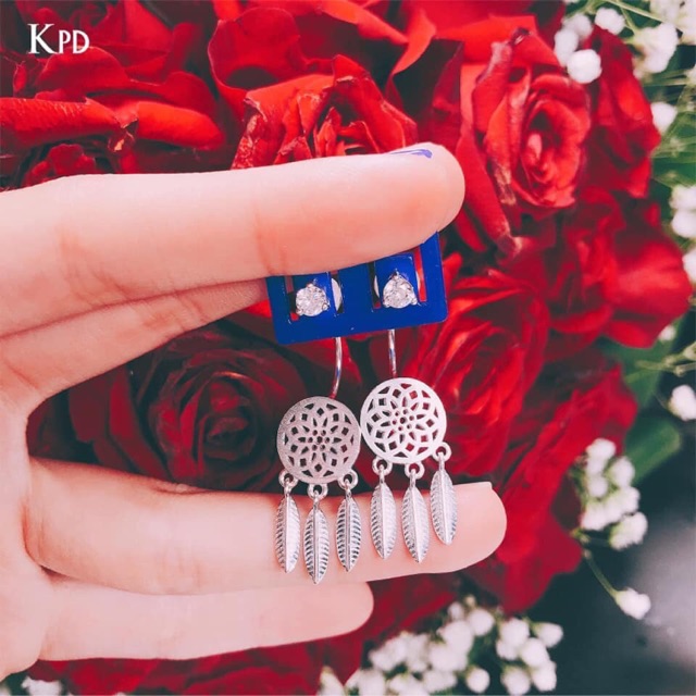 Combo khuyên tai bạc cho khách