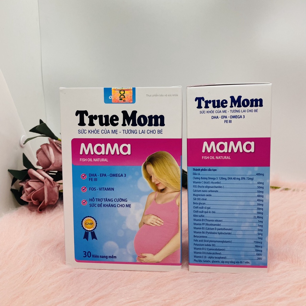Bổ bầu True Mom Mama giúp bổ sung dưỡng chất cần thiết cho mẹ bầu