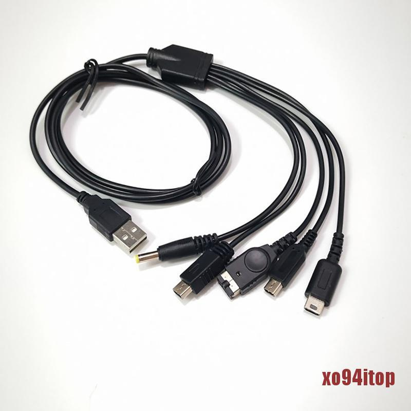 Dây Cáp Sạc Usb 5 Trong 1 Đa Năng Cho Máy Chơi Game