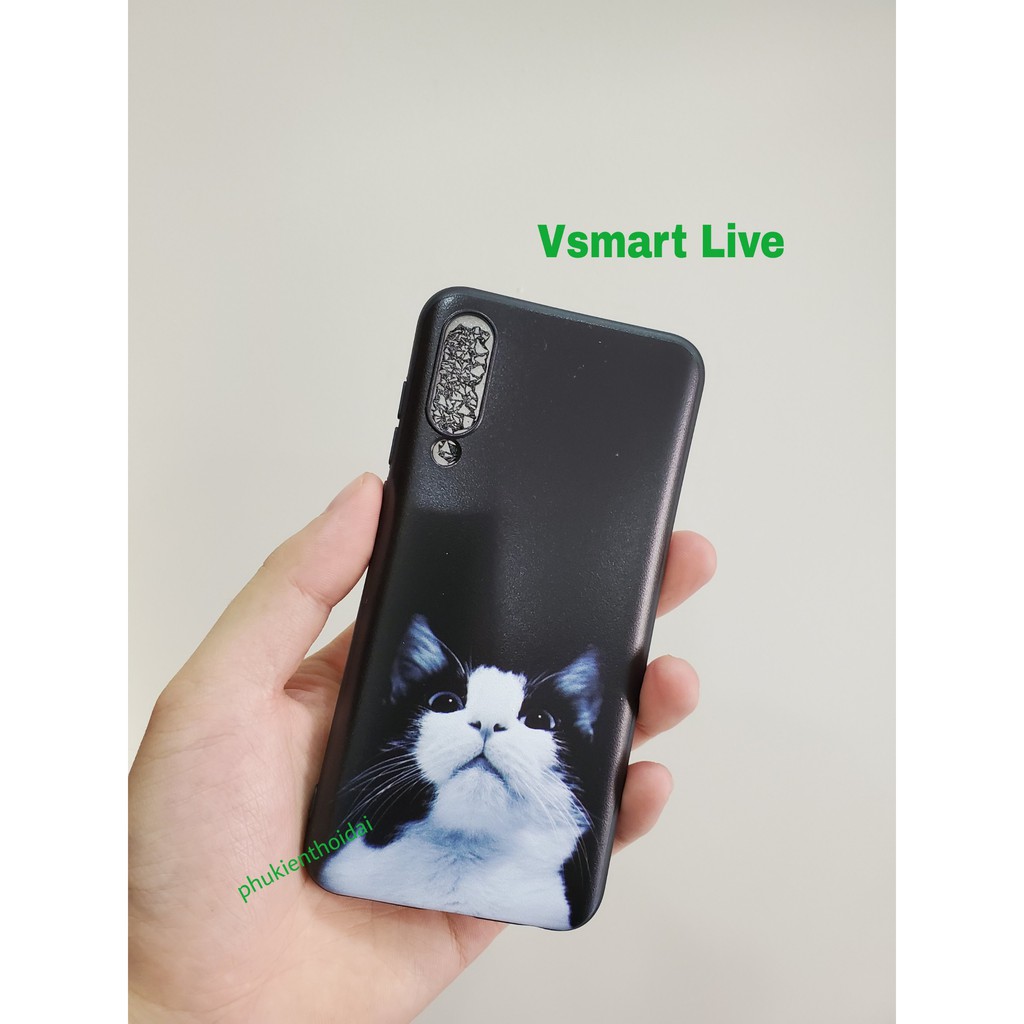 Ốp lưng Vsmart Live FREESHIP Từ 50k dẻo TPU in 3D cao cấp ôm khít máy