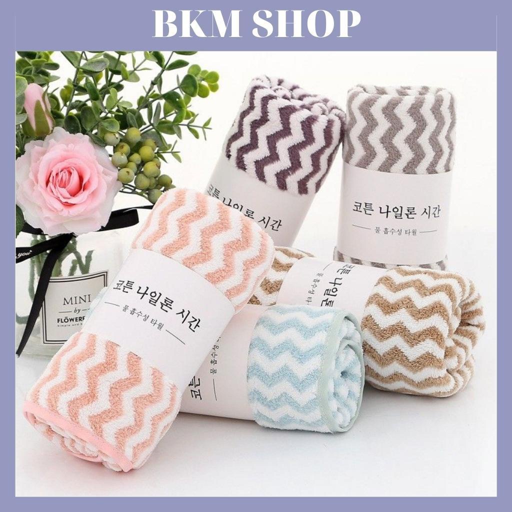 Khăn mặt Hàn Quốc cotton | Khăn lông cừu siêu thấm nước mềm mịn