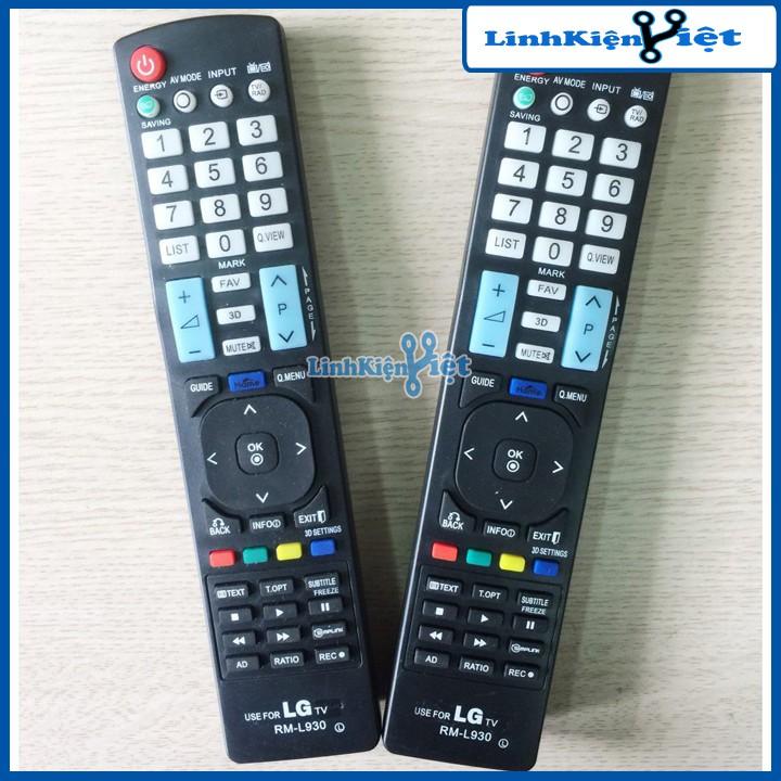 Điều Khiển Ti Vi LG RM-L930 ( BH : 1 tháng )