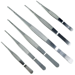 Nhíp kẹp thép không gỉ chiều dài 125mm, 140mm, 160mm, 180mm 200mm, 250mm, 300mm(phukien303 xả hàng-có hàng sẵn)