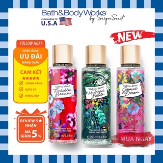 Xịt toàn thân Victoria's Secret mùi Midnight Petals/ Forbidden Berries/ Jasmine Dream