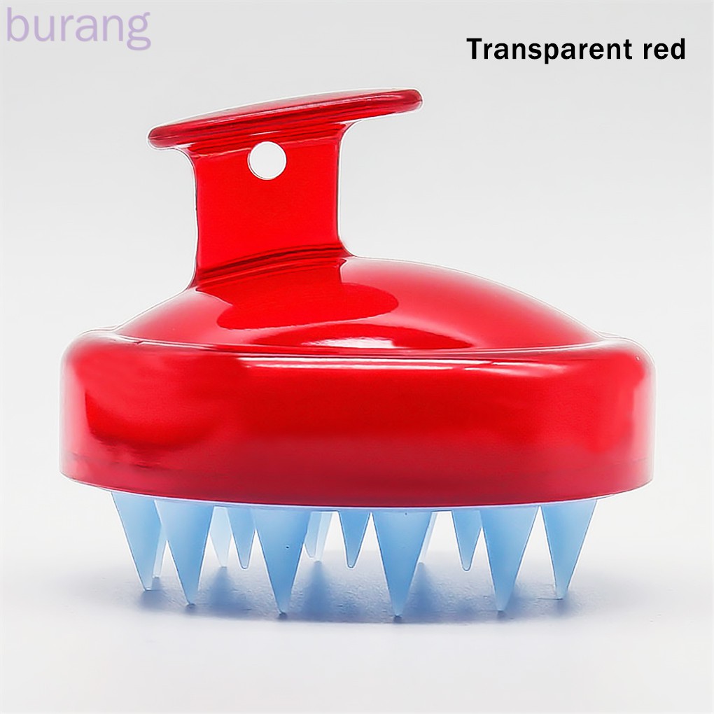 Bàn chải gội đầu mát-xa thư giãn bằng silicon tiện dụng