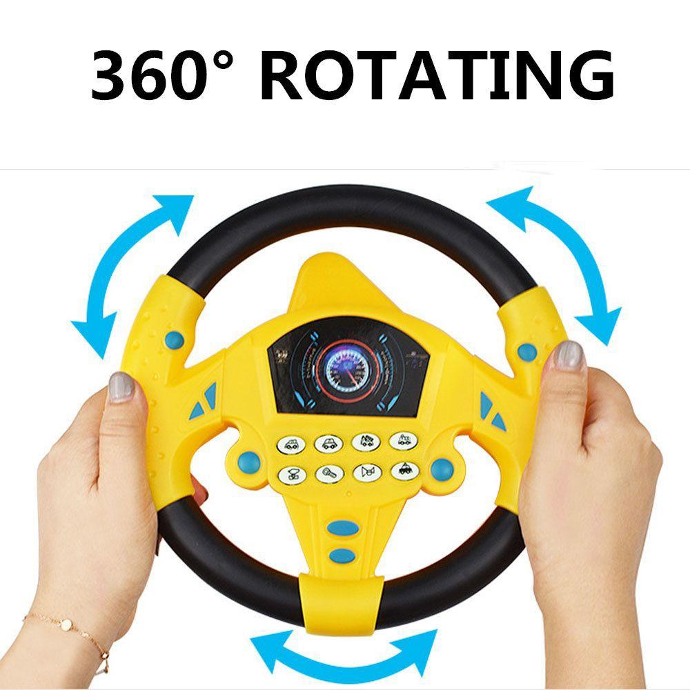 SUSANS Đồ Chơi Vô Lăng Xe Hơi Xoay 360 Độ Vui Nhộn Cho Bé° Đồ Chơi Tương Tác Xoay Tròn Vui Nhộn Cho Bé